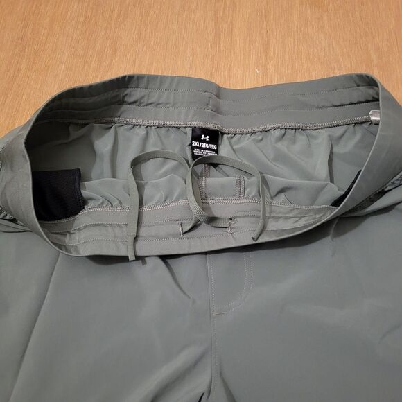 Under Armour UA Storm Run Green Track Pants Size 2XL Men's Flaw - Picture 6 of 16